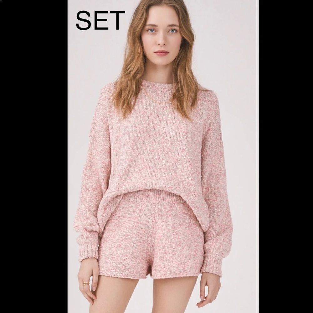 New 2-Piece SET!! Poppy Crewneck Sweater and Shorts